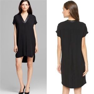 Black V-Neck Dress